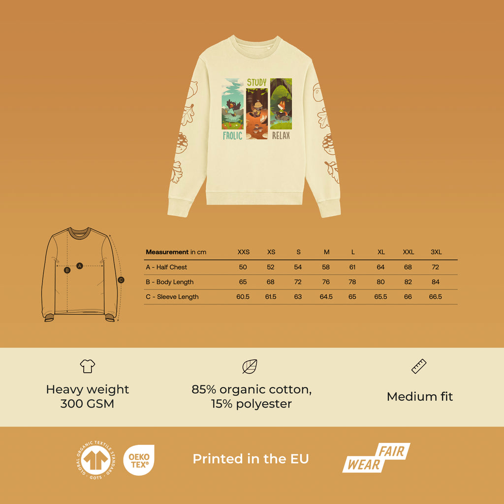 Frolic, Study, Relax - Sweatshirt