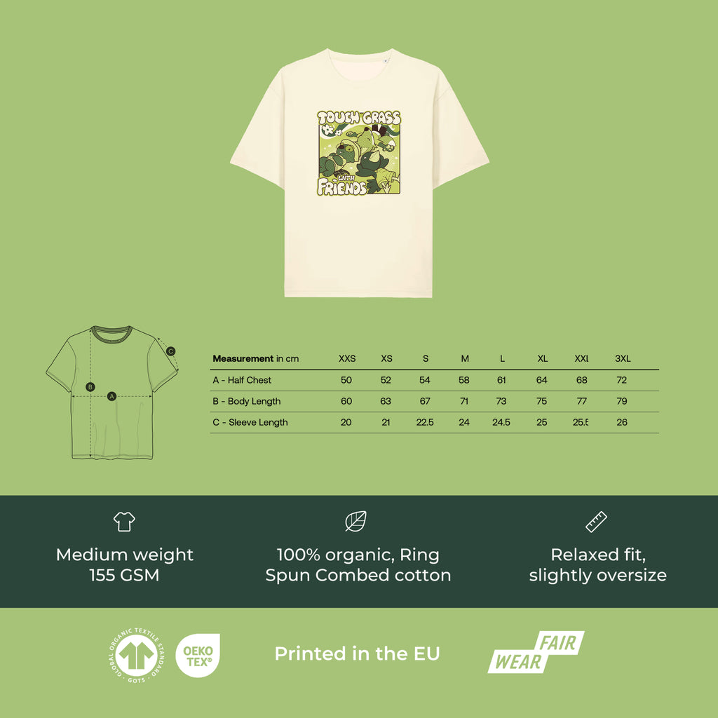 Touch Grass with Friends - Relaxed fit t-shirt