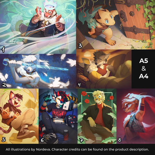 Artwork Prints - A4 and A5